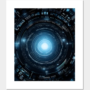 Streatwear cyber techno stargate Posters and Art